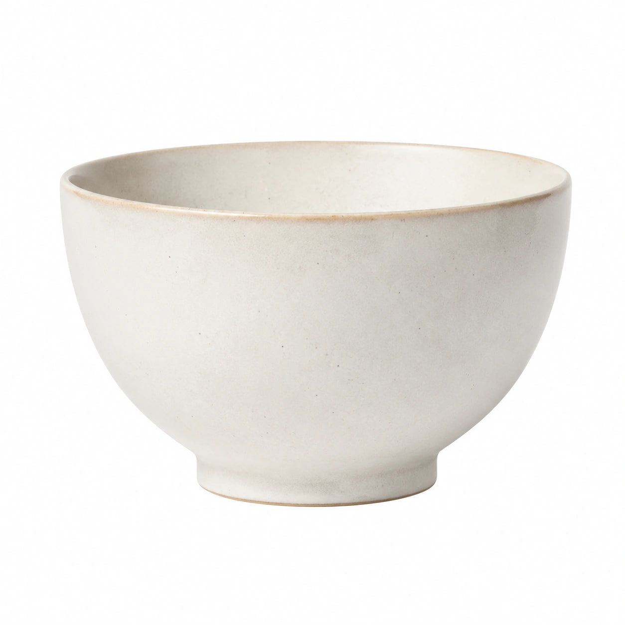 Bol en céramique 15 cm blanc cassé style épuré